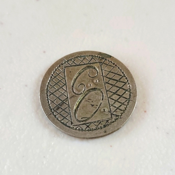 Old Silver Netherland 25c Love Token Coin - Picture 2 of 4